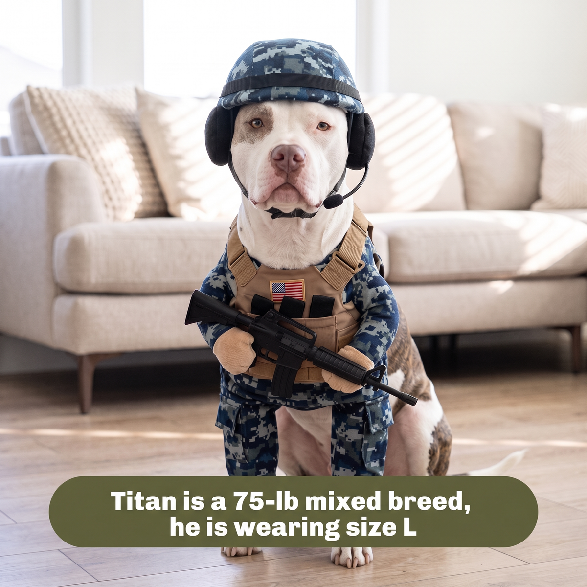 TacticalTails- Doggy Soldier Outfit