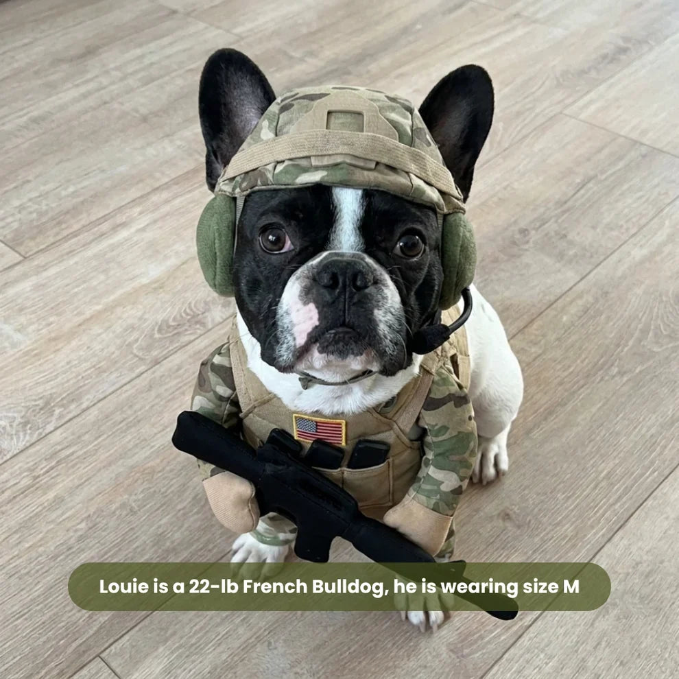 TacticalTails- Doggy Soldier Outfit